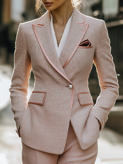 Valentina | Completo Tailleur Rosa Elegante
