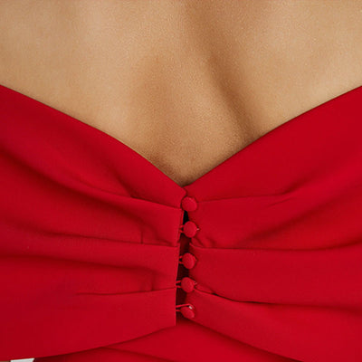Sofia™ | Abito Amore Fiocco – Eleganza con spalle scoperte