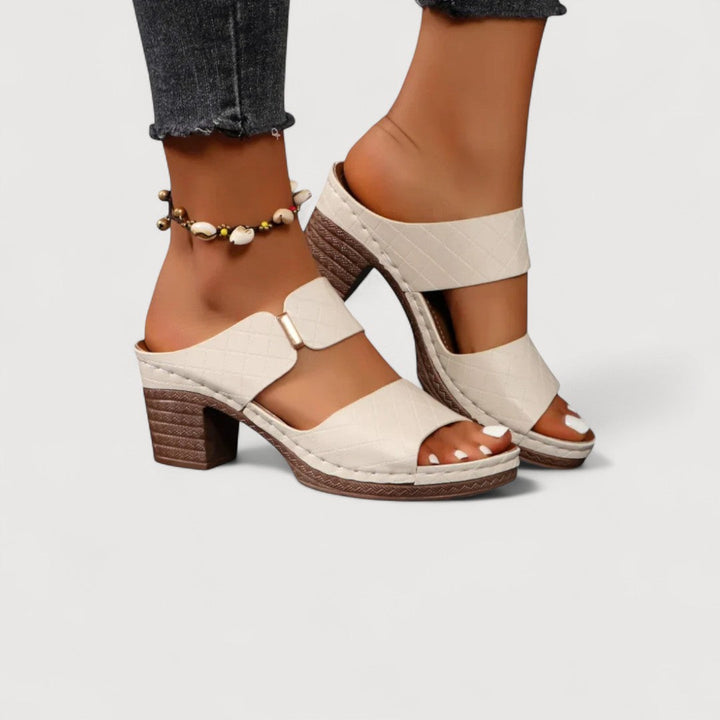 LESSA | SANDALI CON TACCO A BLOCCO