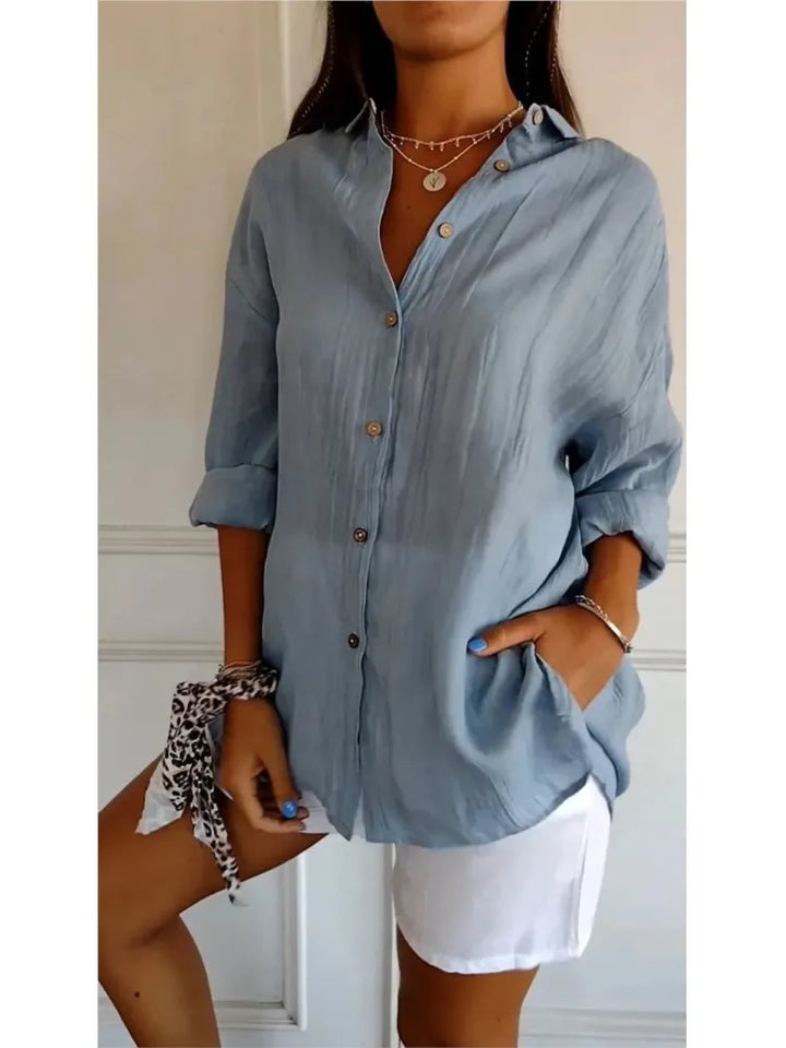 Sofia™ | Philippine™ | Blusa morbida in cotone traspirante