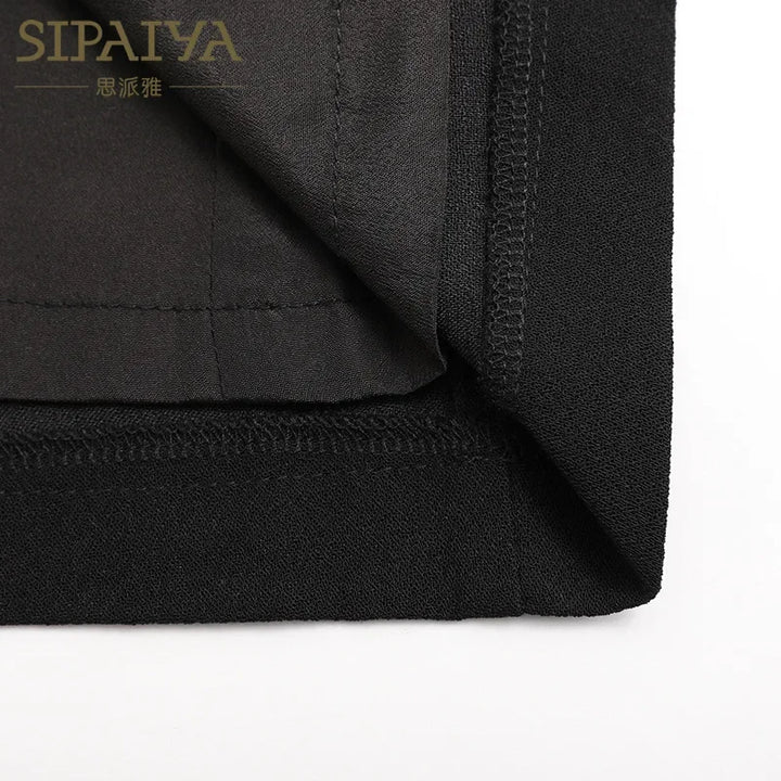 Spring Hot Sale Of The Season Korean Style Long Sleeve Slimming A- Line Dress Pearl Embellished Elegant Ladylike Mini Dress for