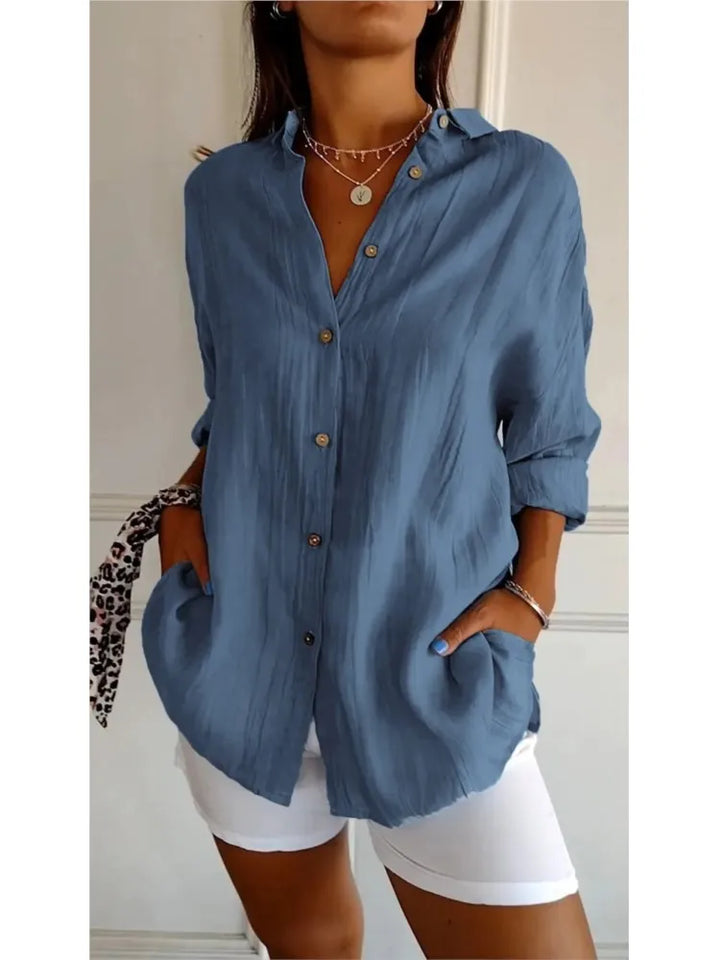 Sofia™ | Philippine™ | Blusa morbida in cotone traspirante