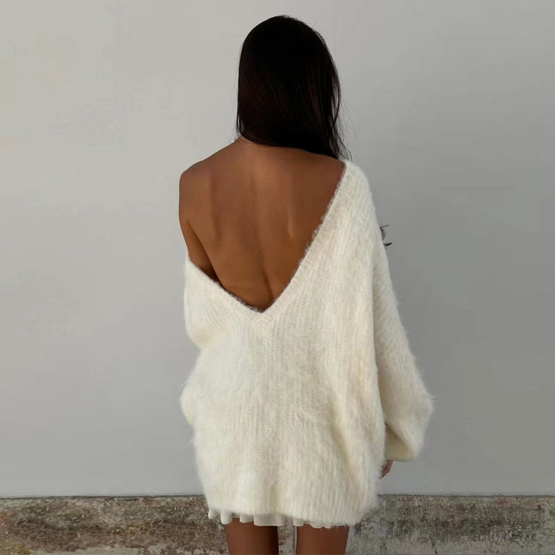 Sofia™ | Maglione dolce e pigro con schiena scoperta di Aurora