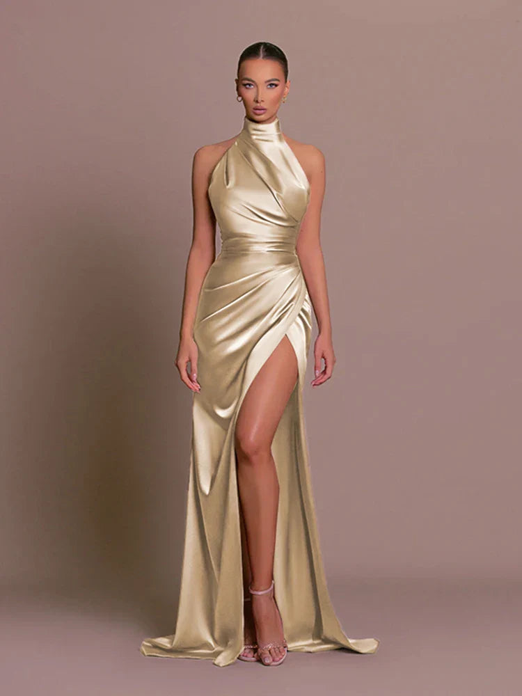 Cleo | Abito Elegante con Spacco