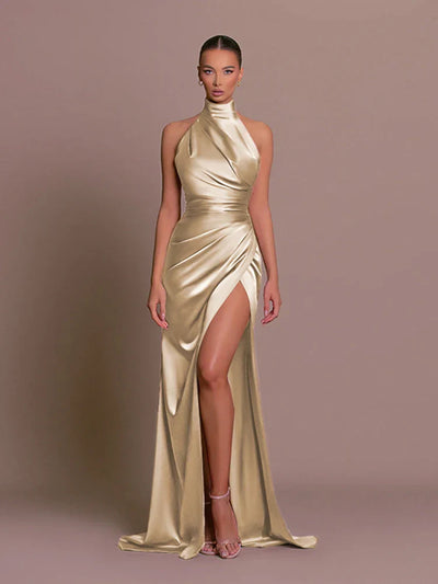Cleo | Abito Elegante con Spacco