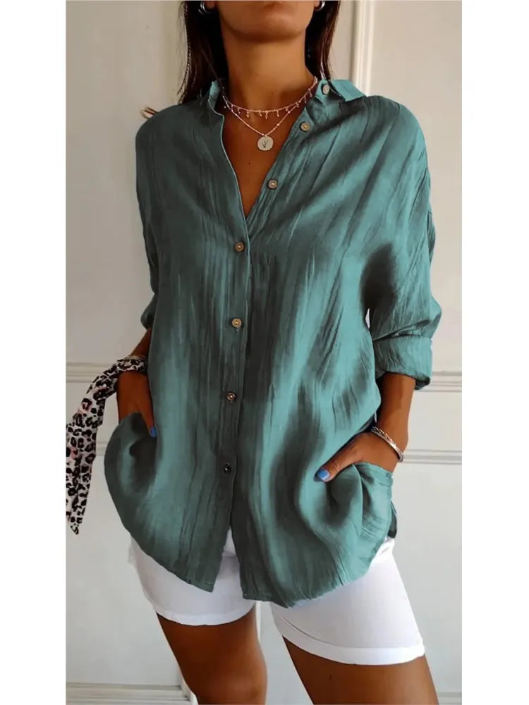 Sofia™ | Philippine™ | Blusa morbida in cotone traspirante