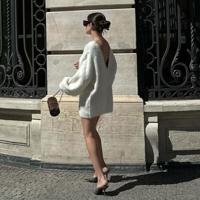 Sofia™ | Maglione dolce e pigro con schiena scoperta di Aurora