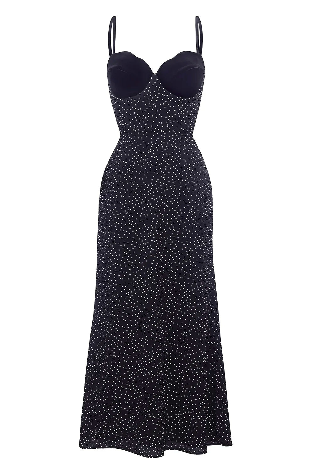 Aria™ | Abito midi nero
