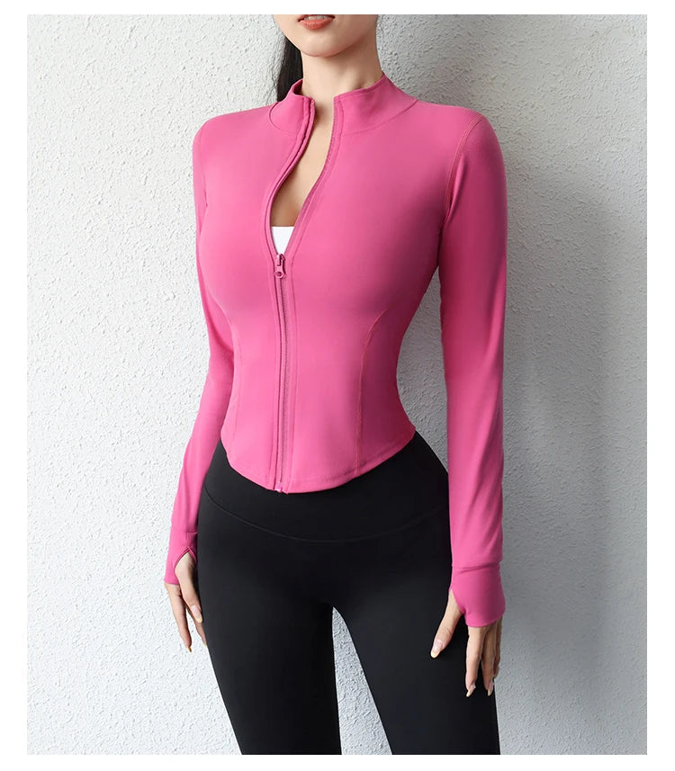 Sofia™ | Giacca Yoga con Cerniera Livia-Bella