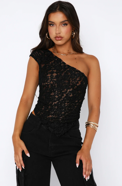 Sofia™ | Elegant Lila Lace Top