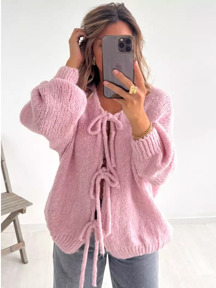 Sofia™ | Cardigan con Fiocco Clara