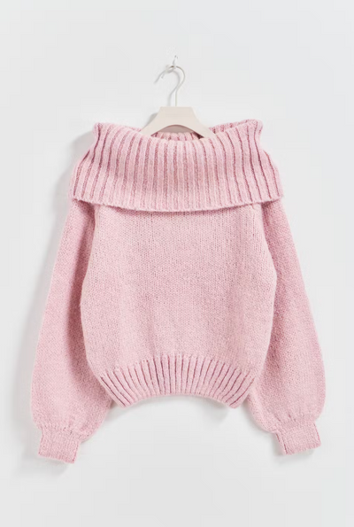 Sofia™ | Luna | Maglione lavorato a maglia con spalle scoperte
