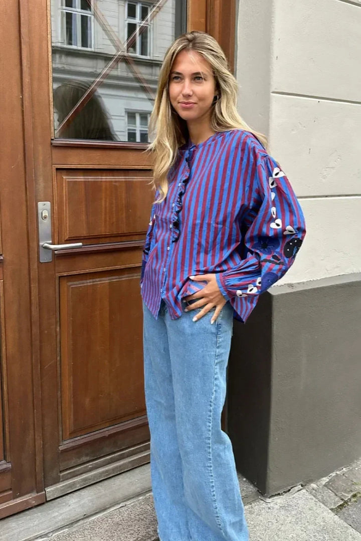 Sofia™ | Blusa Vintage Carrousel