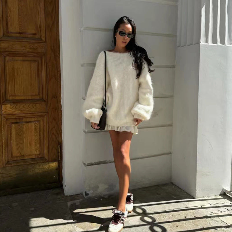 Sofia™ | Maglione dolce e pigro con schiena scoperta di Aurora