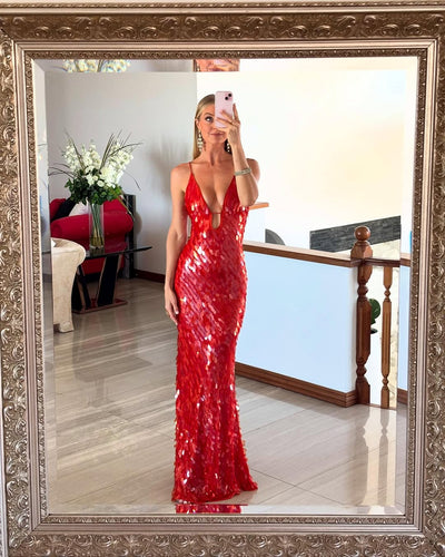 Kailani | Abito Maxi Lungo con Paillettes