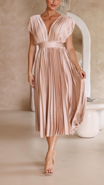 Emma | Abito Maxi con Scollatura a V Profonda
