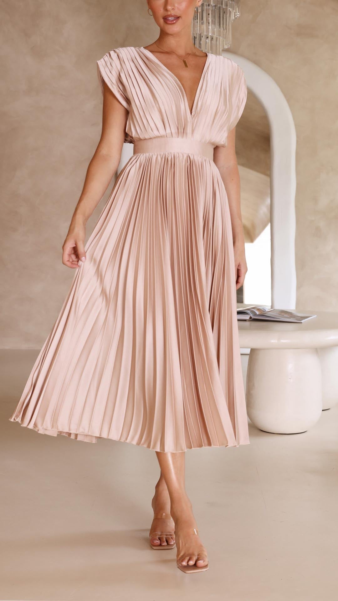 Emma | Abito Maxi con Scollatura a V Profonda