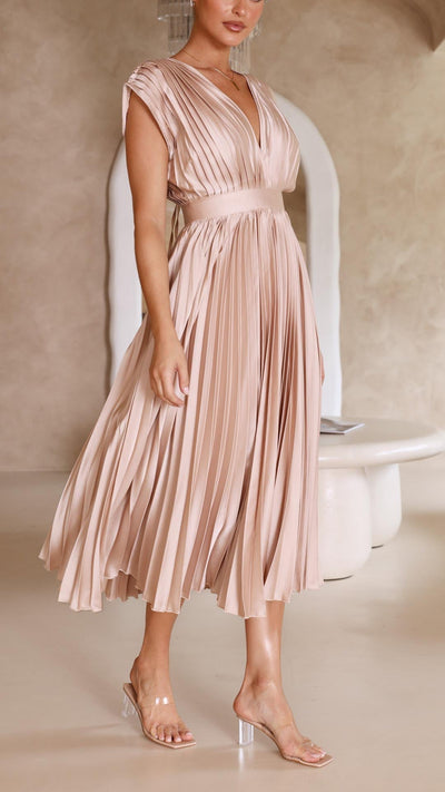 Emma | Abito Maxi con Scollatura a V Profonda