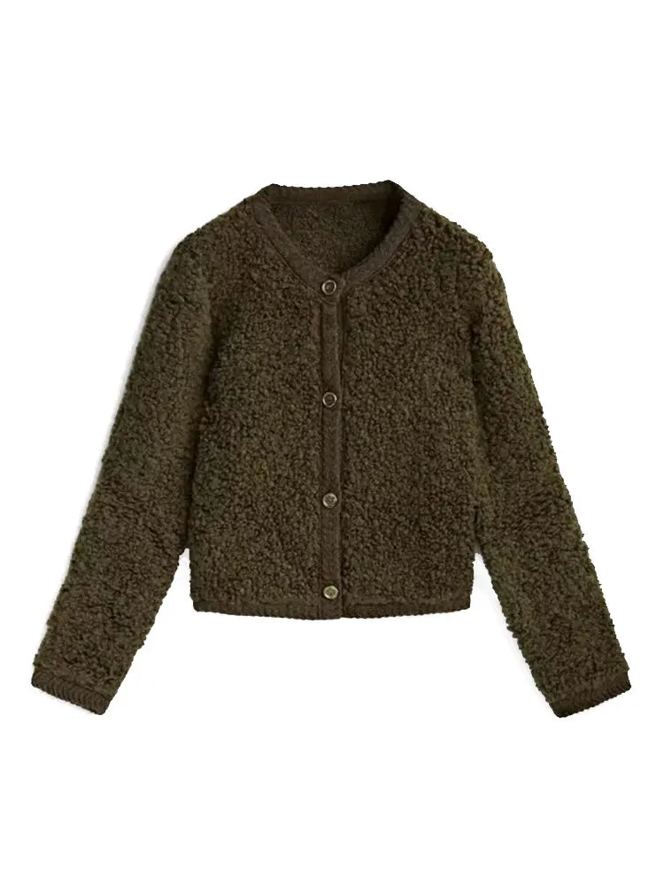 Sofia™ | Cardigan in Lana con Firma di Belle