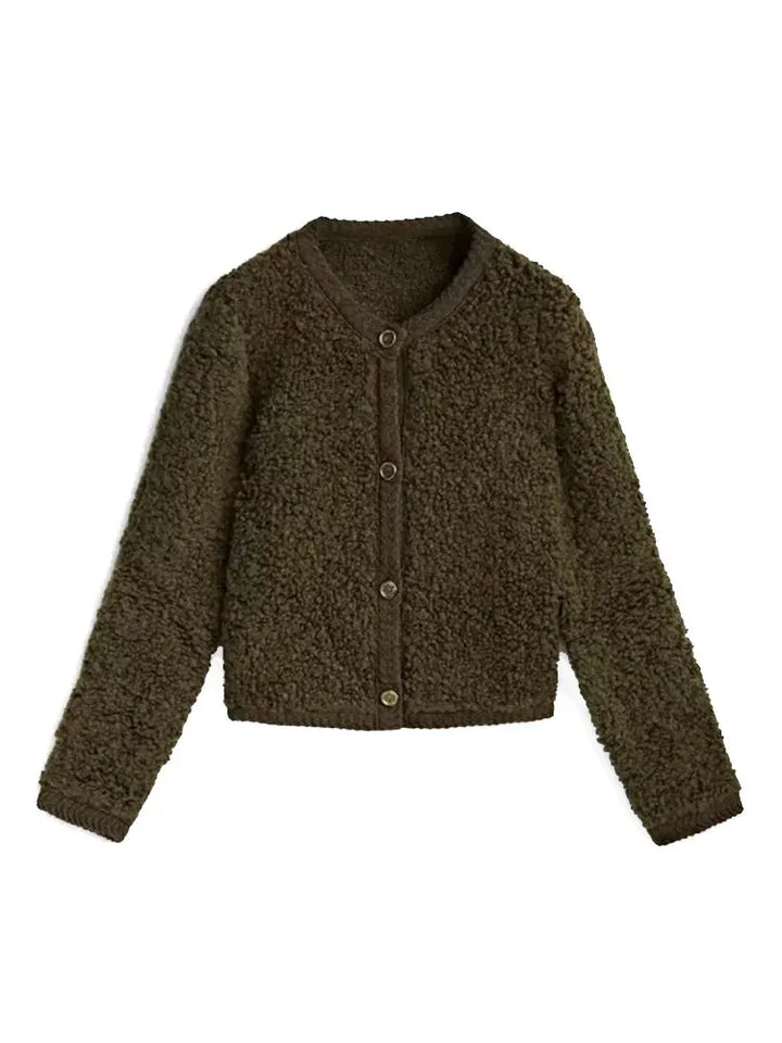Sofia™ | Cardigan in Lana con Firma di Belle