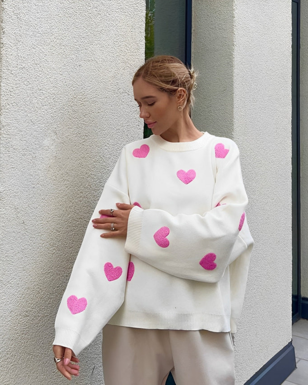 Sofia™ | Amora - Maglione a Forma di Cuore Accogliente