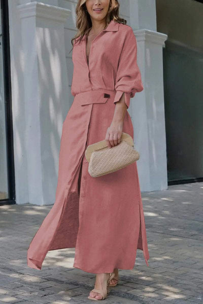 Valéria | Maxi-abito con scollo a V