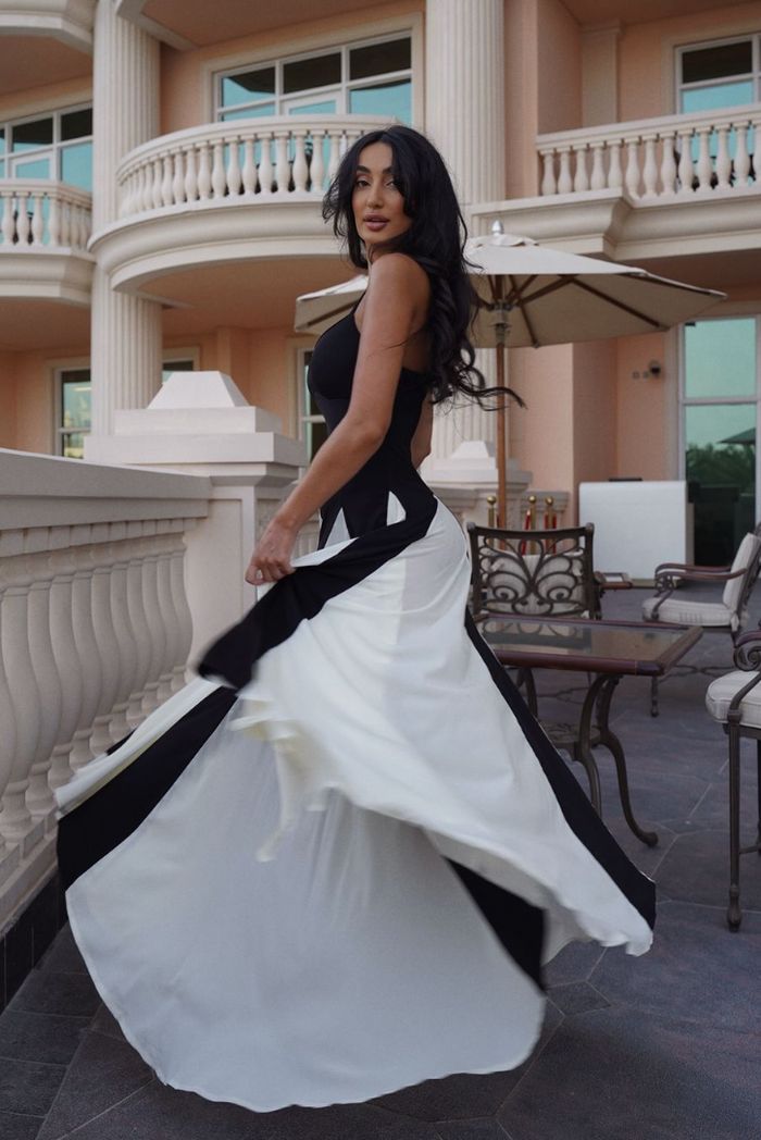 Viara - Abito Maxi Pannellato