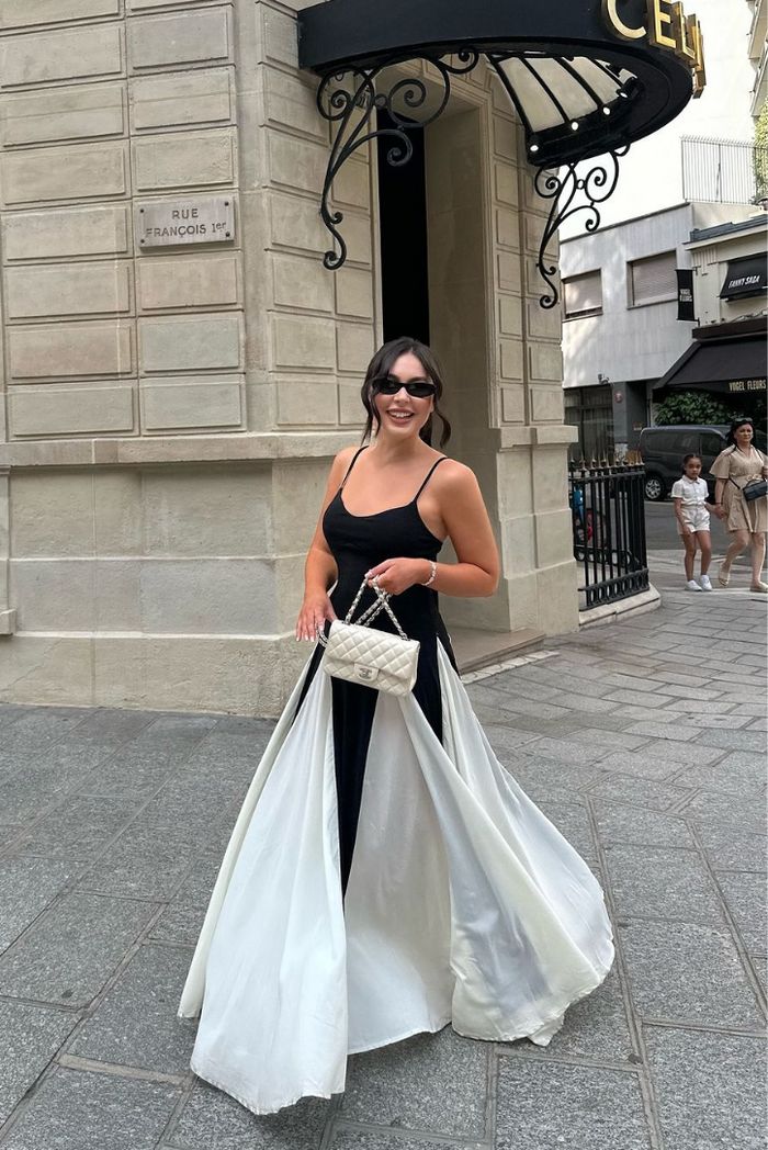 Viara - Abito Maxi Pannellato