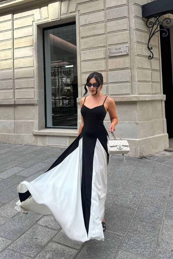 Viara - Abito Maxi con Pannelli