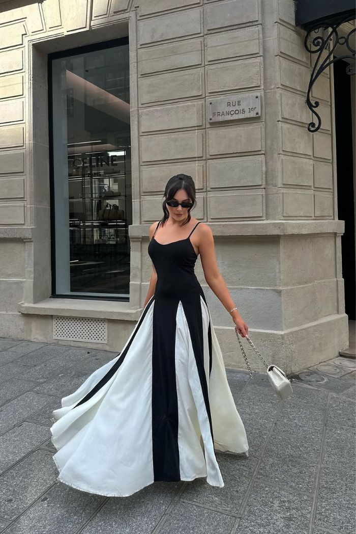 Viara - Abito Maxi Pannellato