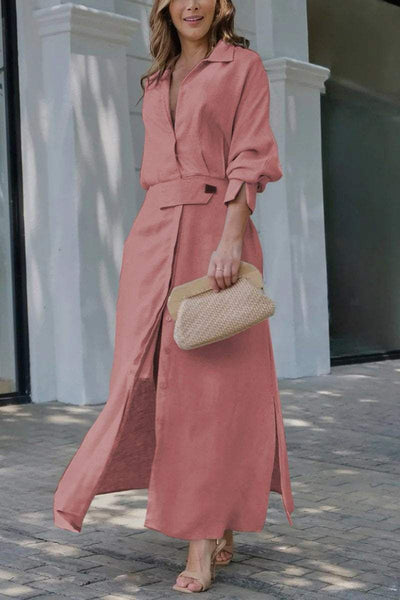 Lusso Lino™ | Abito Maxi Elegante