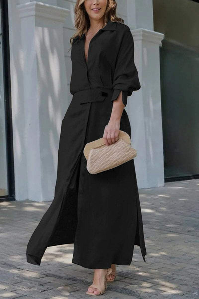 Lusso Lino™ | Abito Maxi Elegante