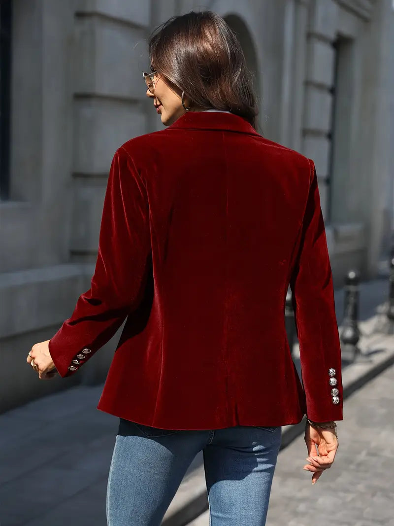 Sofia™ | Caterina Blazer in Velluto Elegante