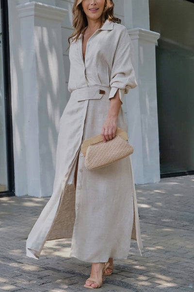 Lusso Lino™ | Abito Maxi Elegante