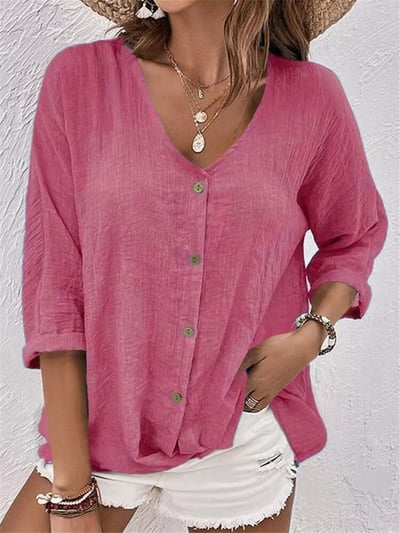 Sofia™ | Élisa™ | Blusa Leggera con Collo a V