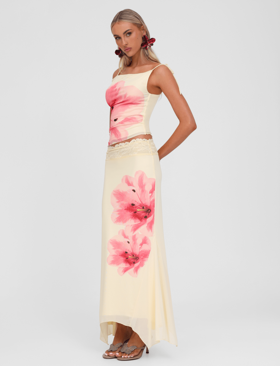 Aroa | Set Estivo con Gonna Fluida e Top Monospalla