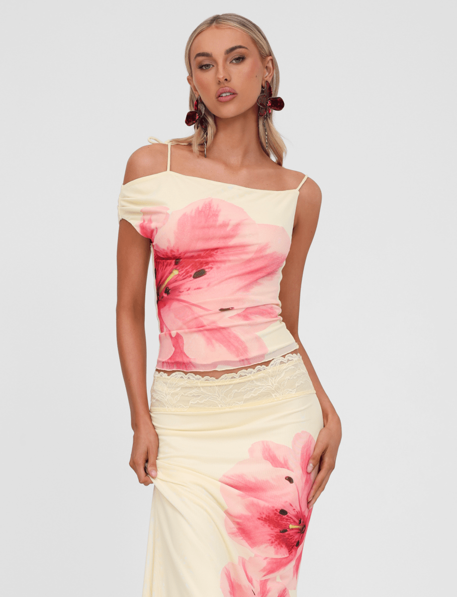 Aroa | Set Estivo con Gonna Fluida e Top Monospalla