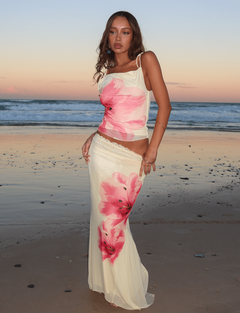 Aroa | Set Estivo con Gonna Fluida e Top Monospalla