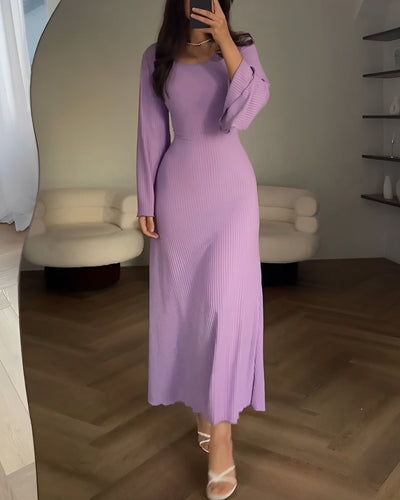 Elegante Abito Maxi Tricot