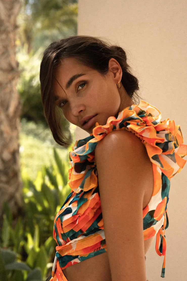 CASSINI – Abito Fluttuante da Sogno con Spacco Laterale