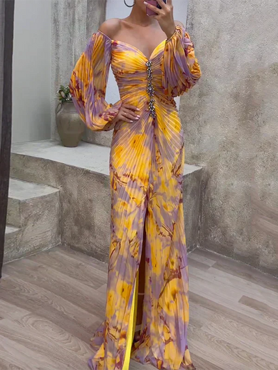Kristine | Elegante abito con scollo a V