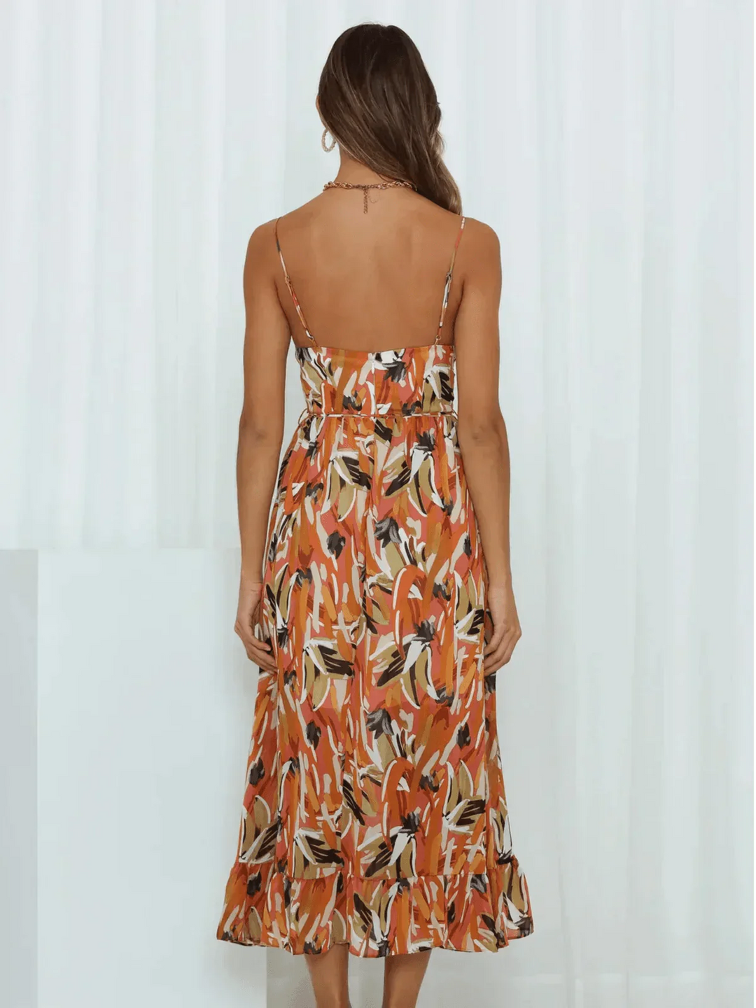 Chiara | Abito Midi Estivo Multicolore