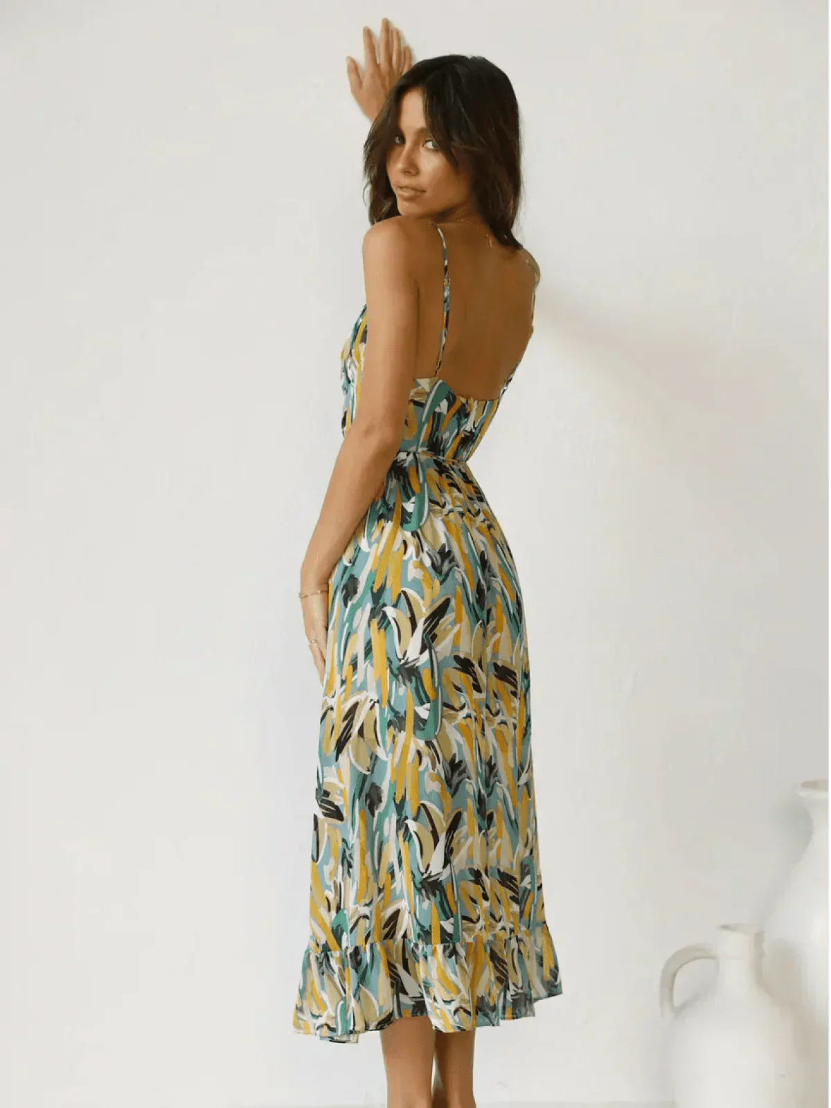 Chiara | Abito Midi Estivo Multicolore