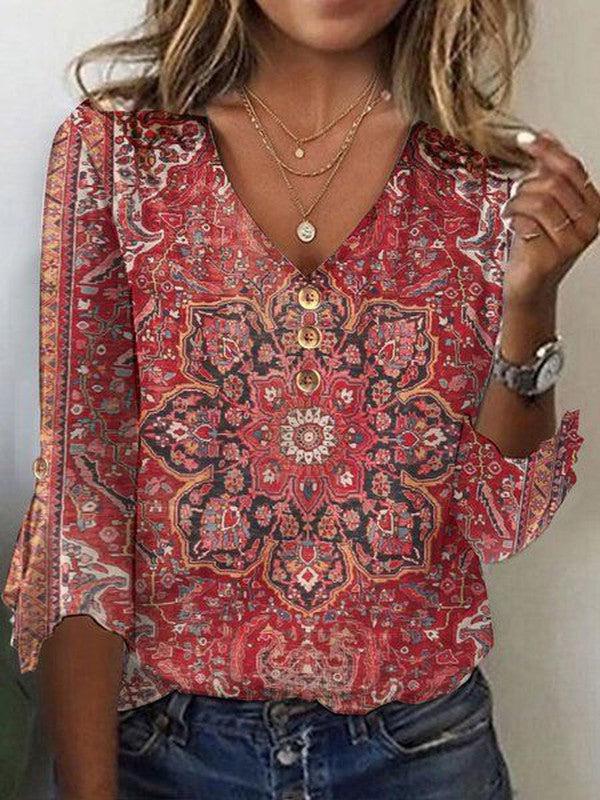 Sofia™ | Valerie - Blusa Vintage Boho