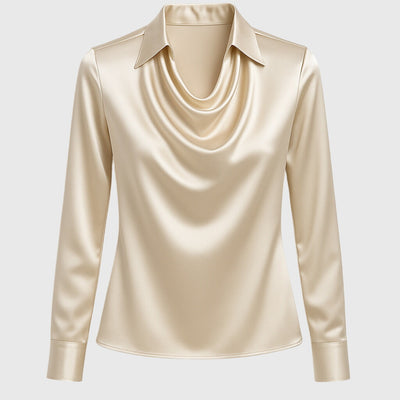 Brooklyn – Camicetta Elegante in Satin Lucido