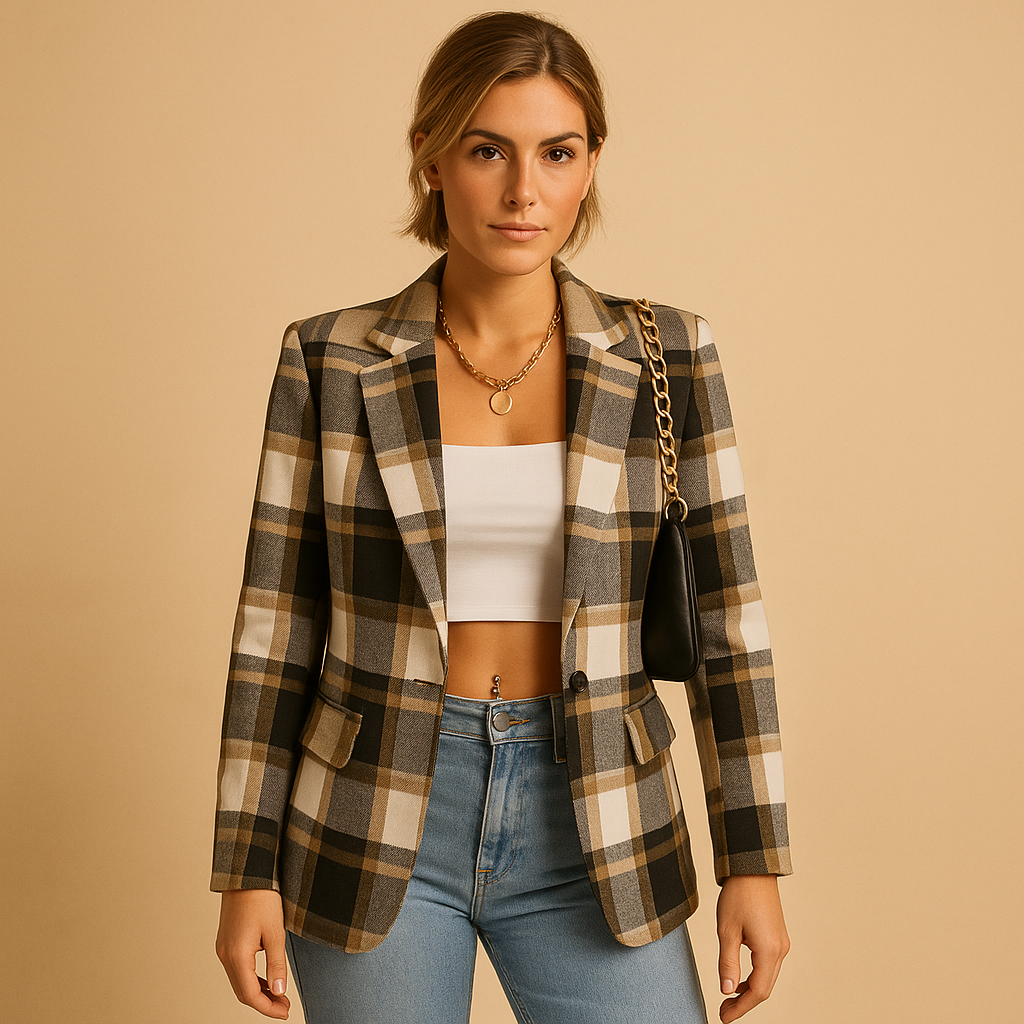 Blazer elegante con una vestibilità flattering per donne | Danique