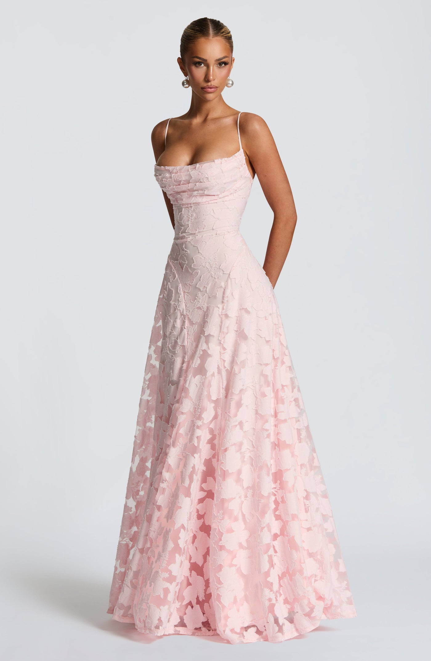 Francisa | Abito Maxi in Pizzo con Corsetto