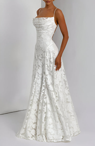 Francisa | Abito Maxi in Pizzo con Corsetto