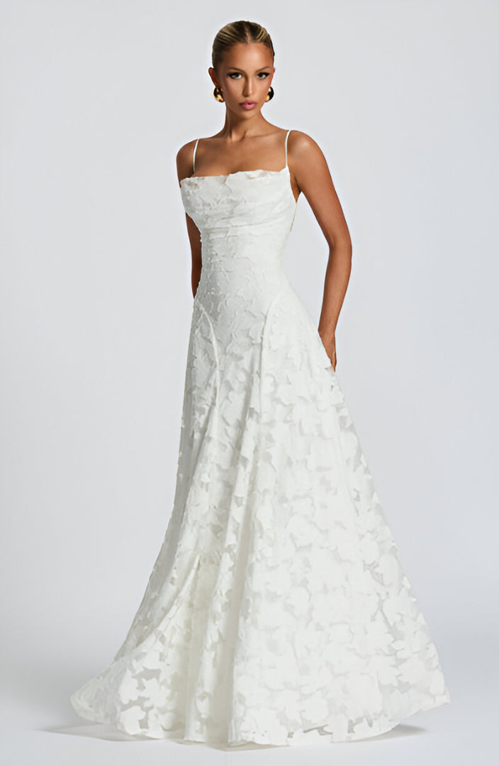 Francisa | Abito Maxi in Pizzo con Corsetto