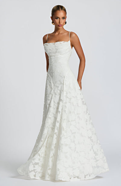 Francisa | Abito Maxi in Pizzo con Corsetto